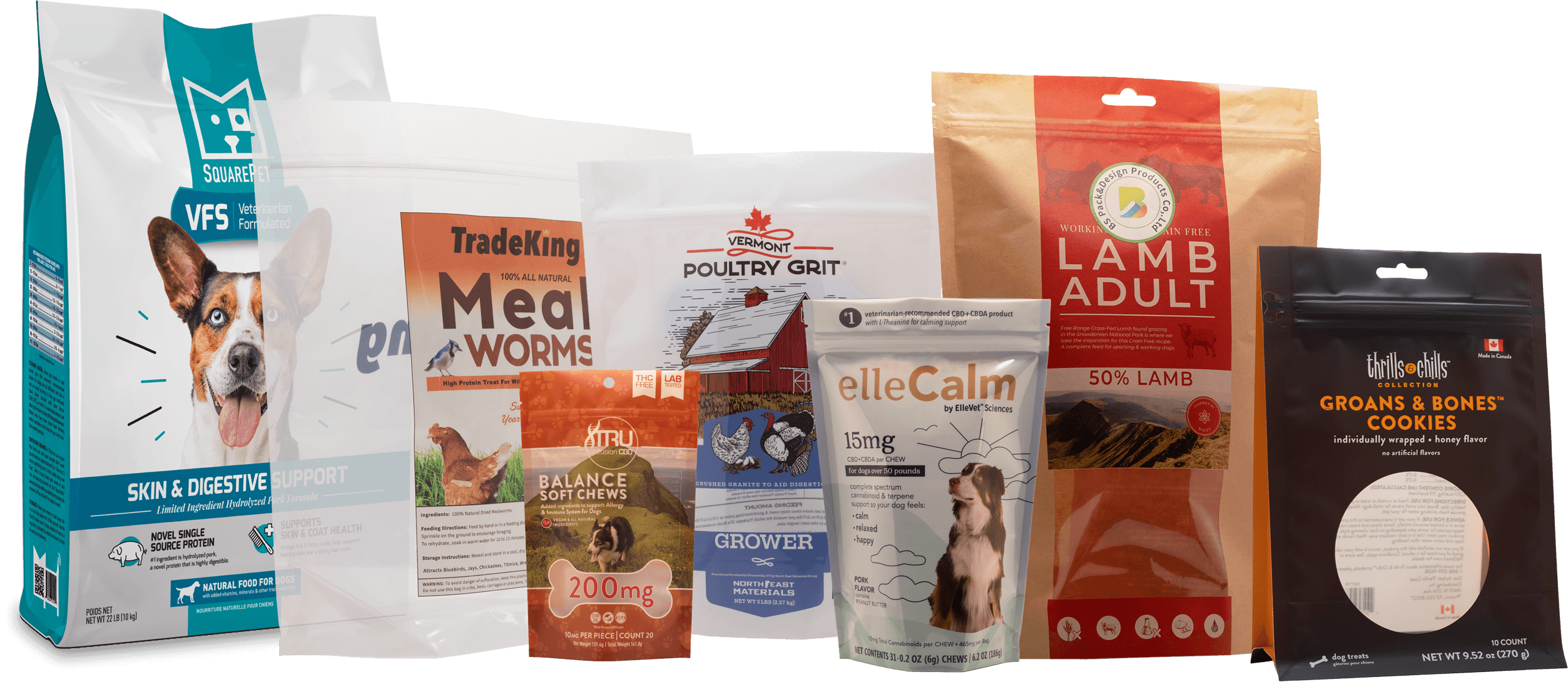 Custom packaging for pet food