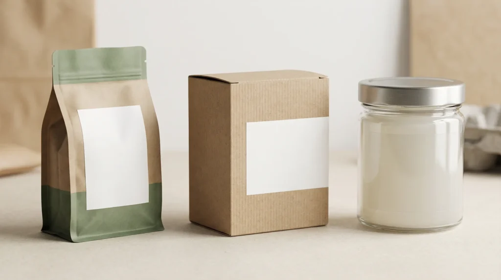 Po‌uch Packagin‍g vs Boxes‌ vs Jar‍s