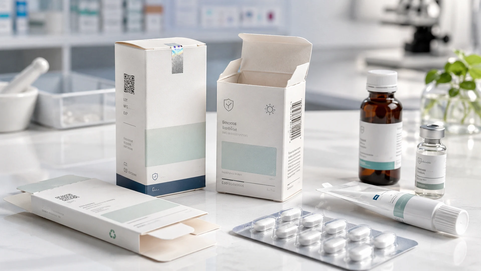 Medical Folding Cartons in Safe Pharmaceutical Packaging