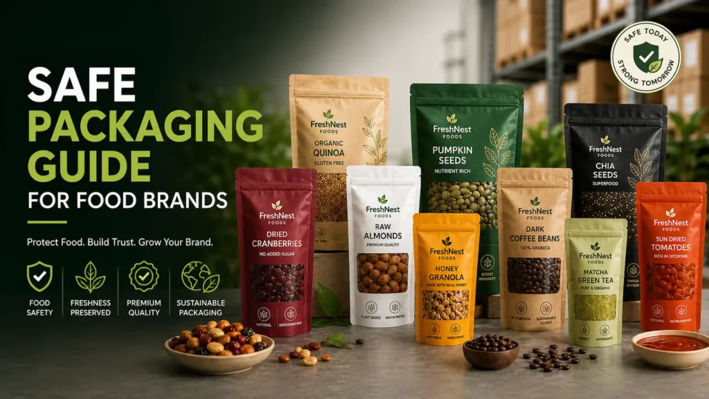 Stand Up Food Pouches: Safe Packaging Guide for Food Brands Stand Up Food Pouches