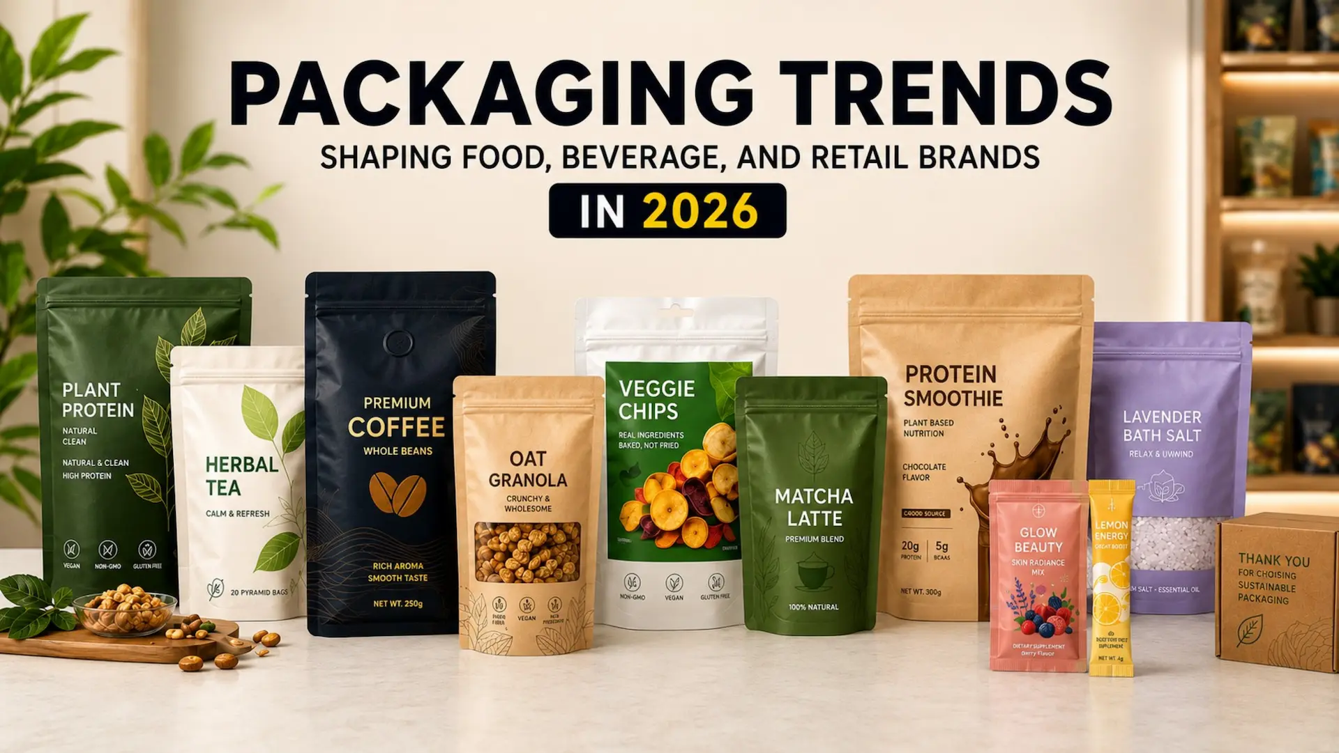 Top Packagin‌g Trends⁠ Shaping Fo‍od & Re⁠tail Brands i‍n 2026