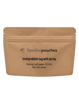 Biodegradable flexible packaging bag