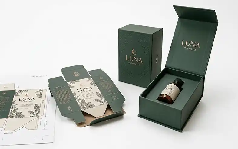 Custom dielines and sizes for folding cartons