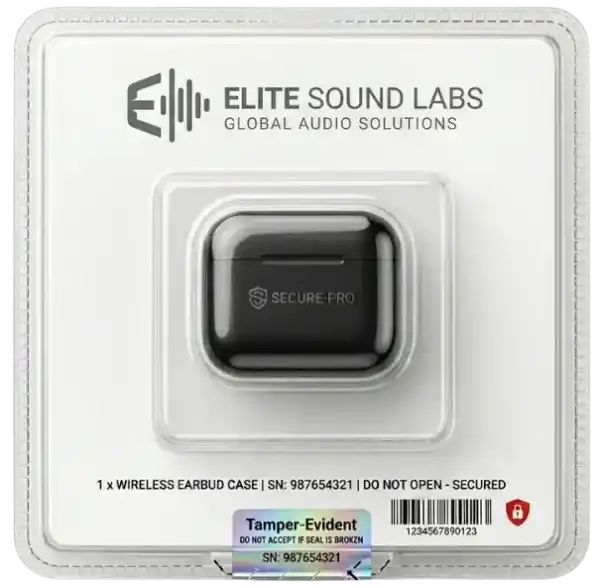 Blister Packaging Tamper evident blister card for secure product display