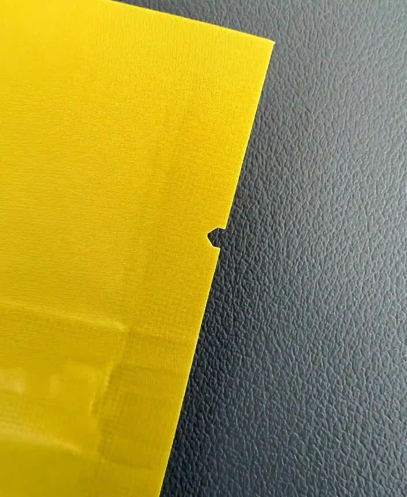 Tear notch custom flexible pouch packaging detail