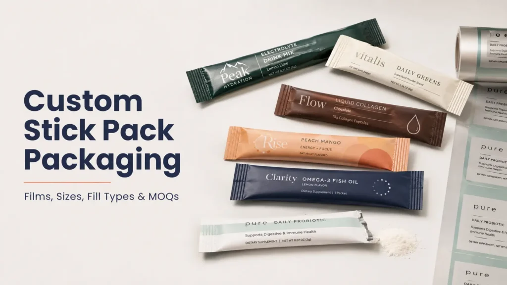 Custom Stick Pack Packaging