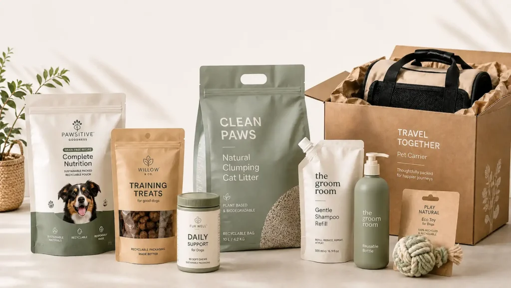 Sustainable Pet Product Packaging Beyond Pet Food