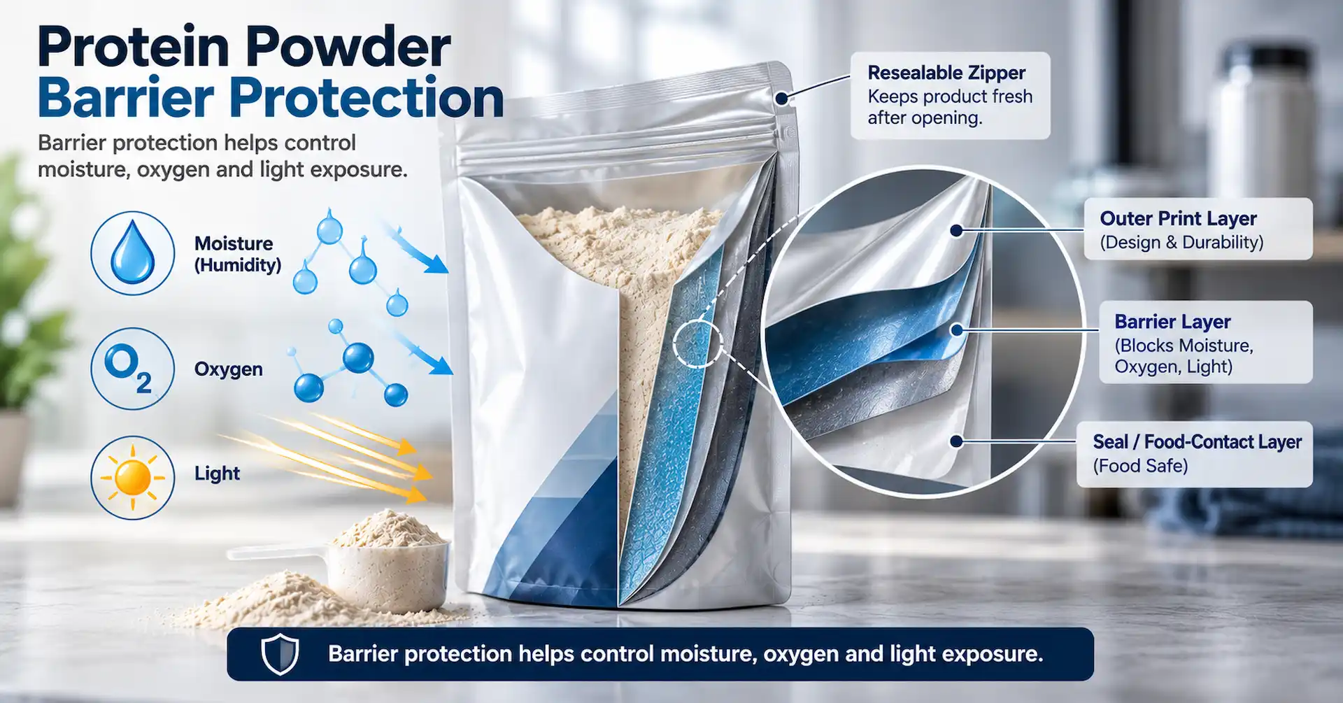 What Barrier Does Protein Powder Packaging Need